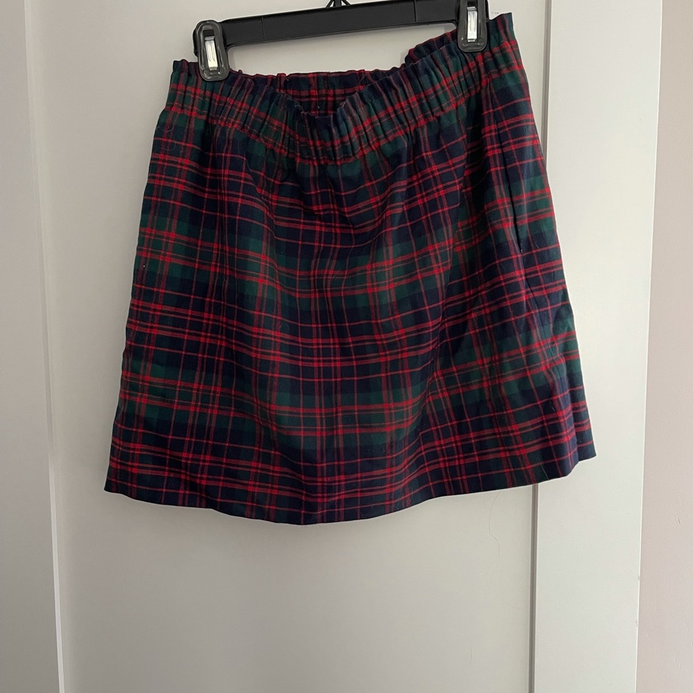 J. Crew Tartan Skirt with pockets, size 10.